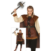 Op deze afbeelding zie je een Kostuums, van het merk Guirca. Viking Gunnhild Vrouw Kostuum