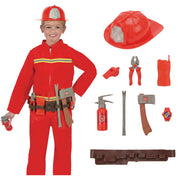 Op deze afbeelding zie je een Kostuums, van het merk Guirca. Brandweerman Victor Brandblus Jongen Kostuum
