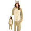 Capibara Onesie Man Kostuum