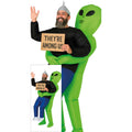 Ontvoerd Door Een Alien Man Kostuum