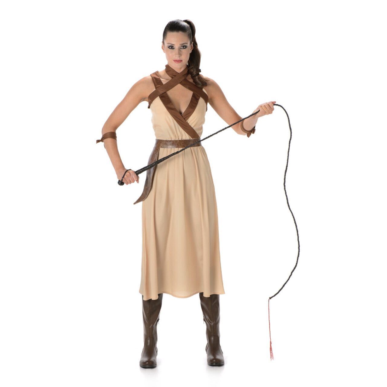 Op deze afbeelding zie je een Kostuums, van het merk Karnival Costumes. Zand Soldaat Woestijn Amazone Oudheid Vrouw Kostuum