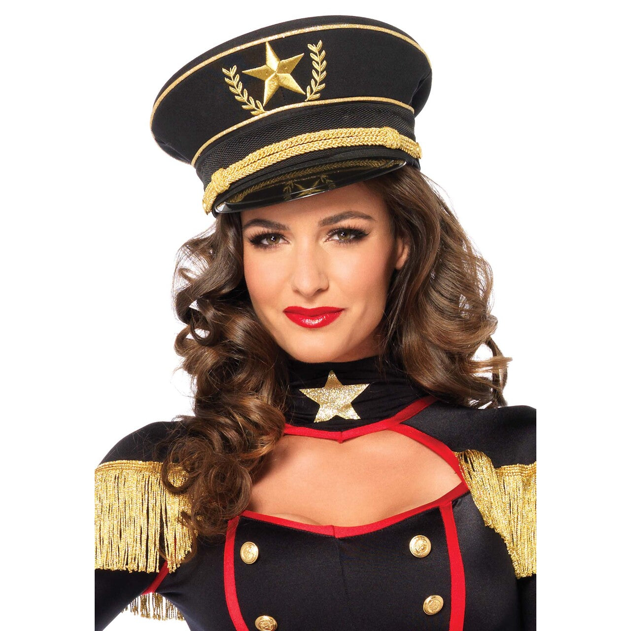Op deze afbeelding zie je een Accessoires, van het merk Leg Avenue. Stoere Militaire Pet