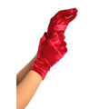 Satijnen Polshandschoenen Rood