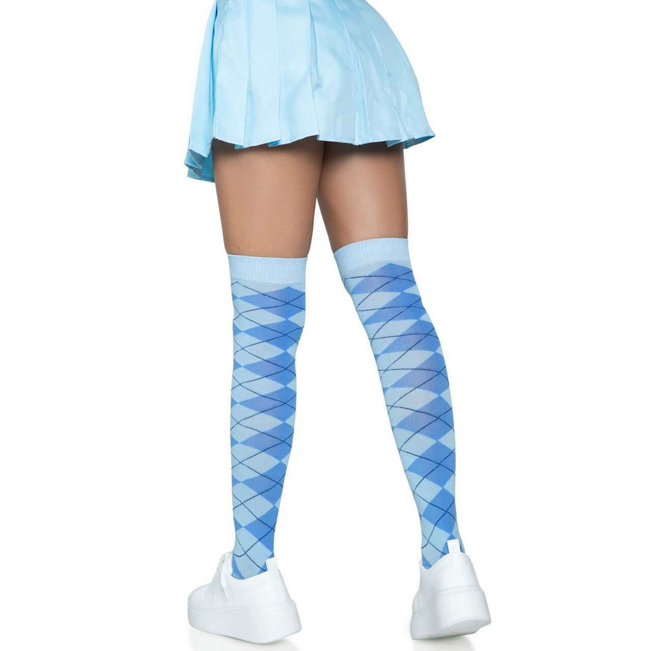 Op deze afbeelding zie je een Accessoires, van het merk Leg Avenue. Onschuldige Student Kniekousen Lang