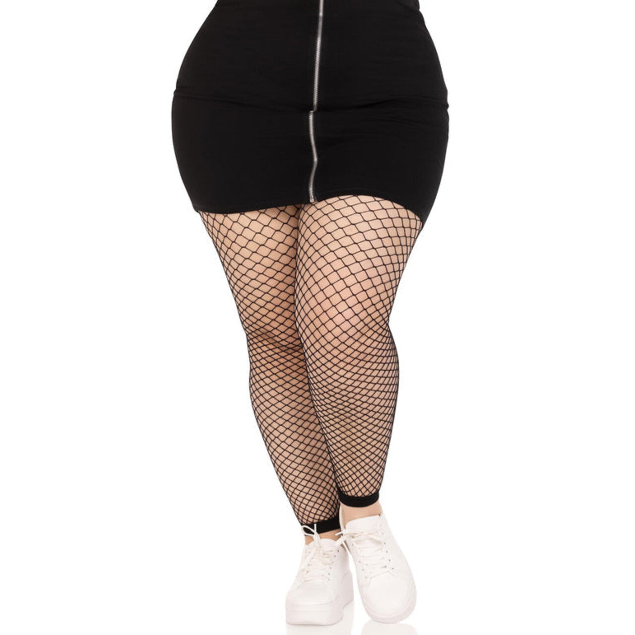 Op deze afbeelding zie je een Accessoires, van het merk Leg Avenue. Visnet Legging Zwart Plus Size