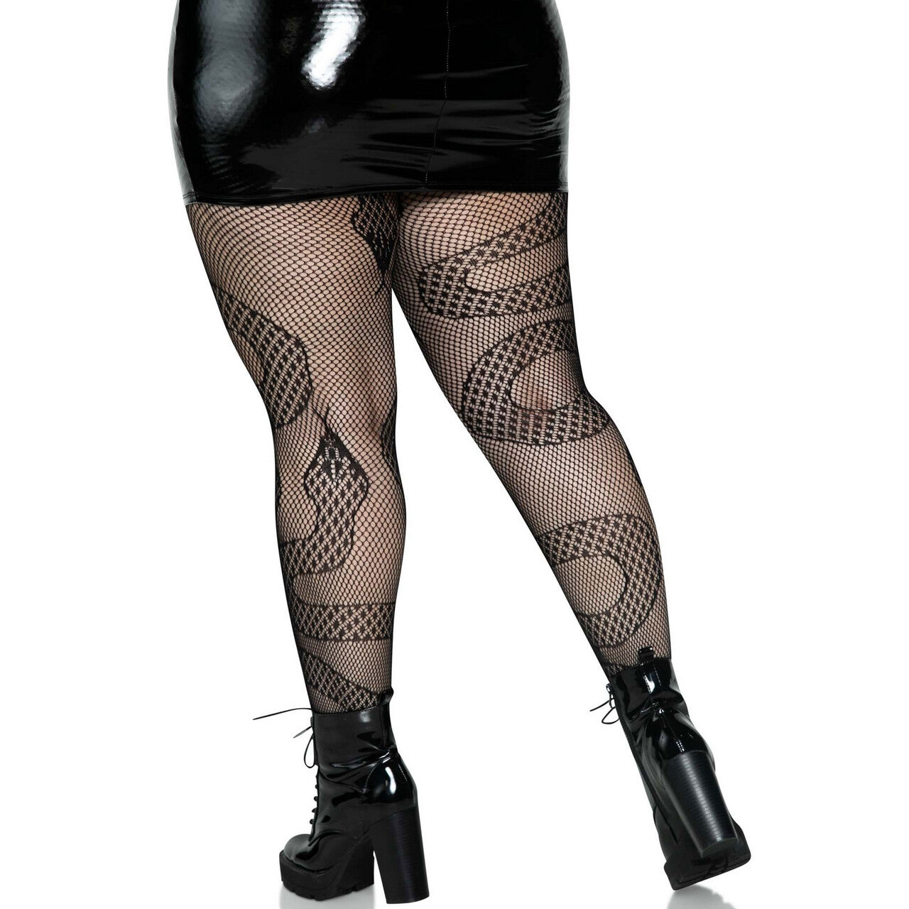 Op deze afbeelding zie je een Accessoires, van het merk Leg Avenue. Sneaky Snake Panty Plus Size