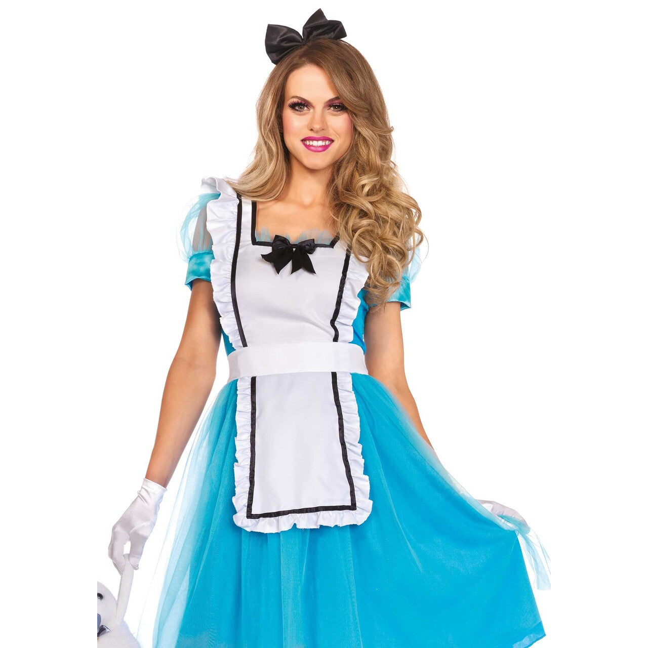 Op deze afbeelding zie je een Kostuums, van het merk Leg Avenue. Alice De Sprookjeswondermeid Jurk Vrouw
