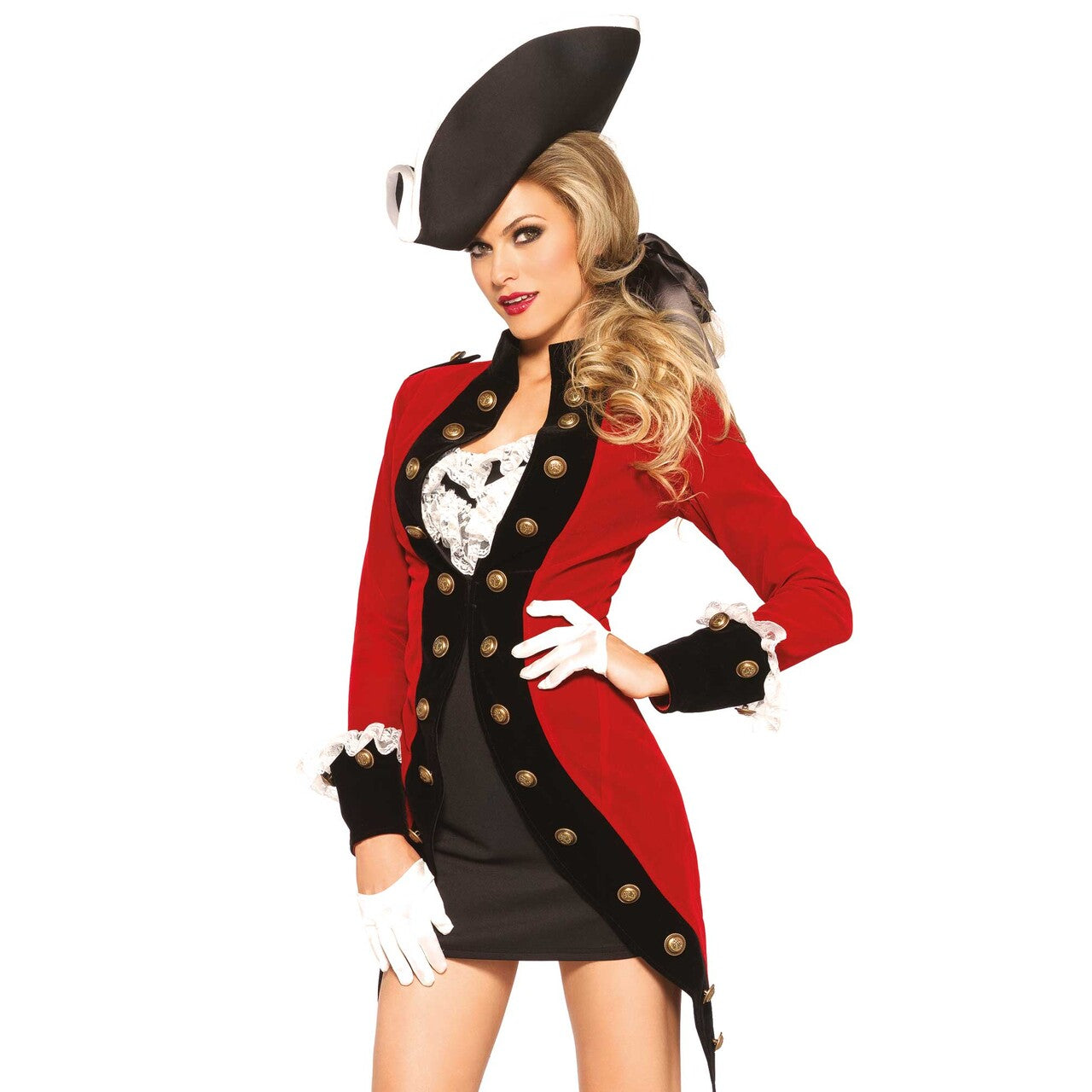 Op deze afbeelding zie je een Kostuums, van het merk Leg Avenue. Royale Pirate Sexy Kostuum Vrouw