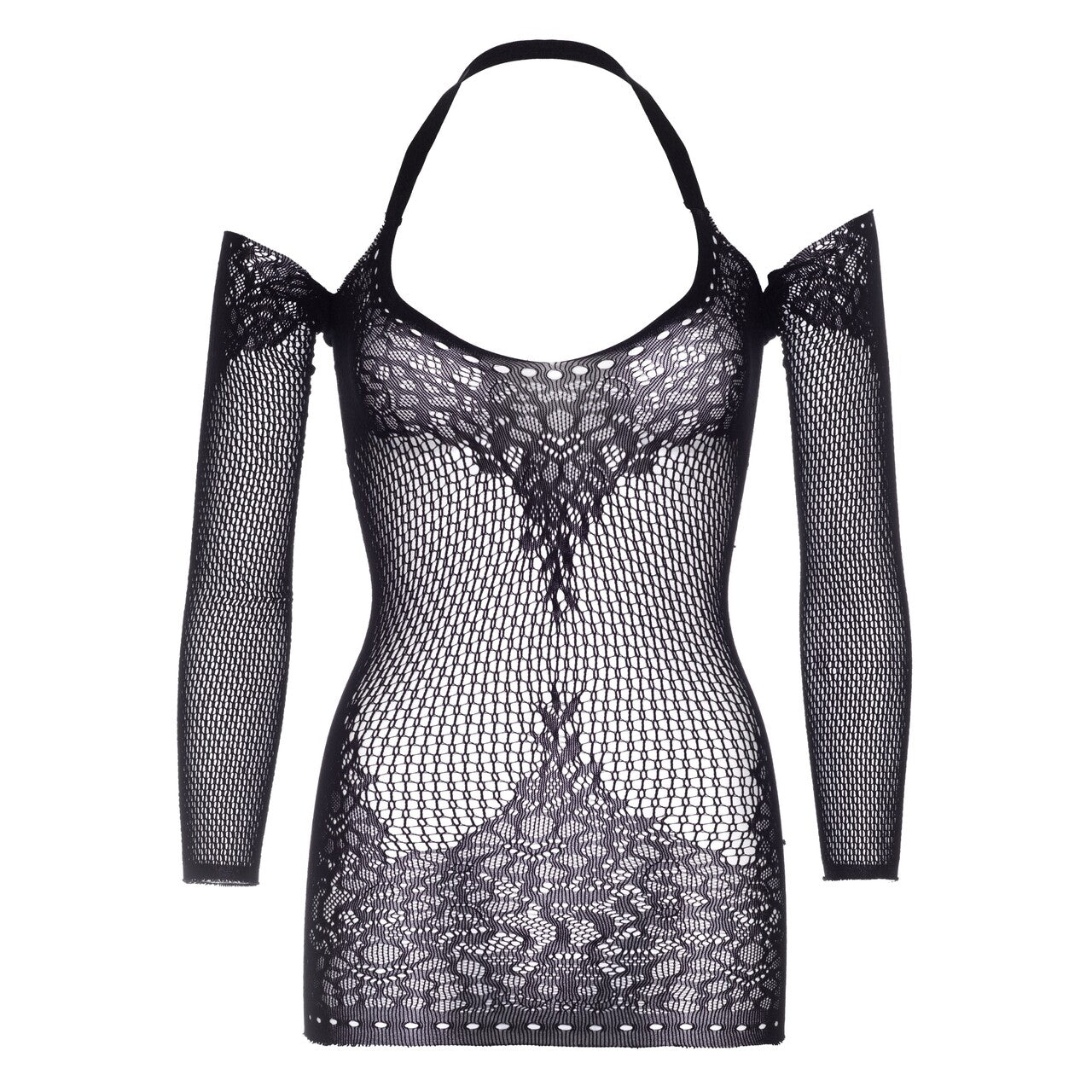 Op deze afbeelding zie je een Kostuums, van het merk Leg Avenue. Moonlight Halter Mini Jurk Vrouw