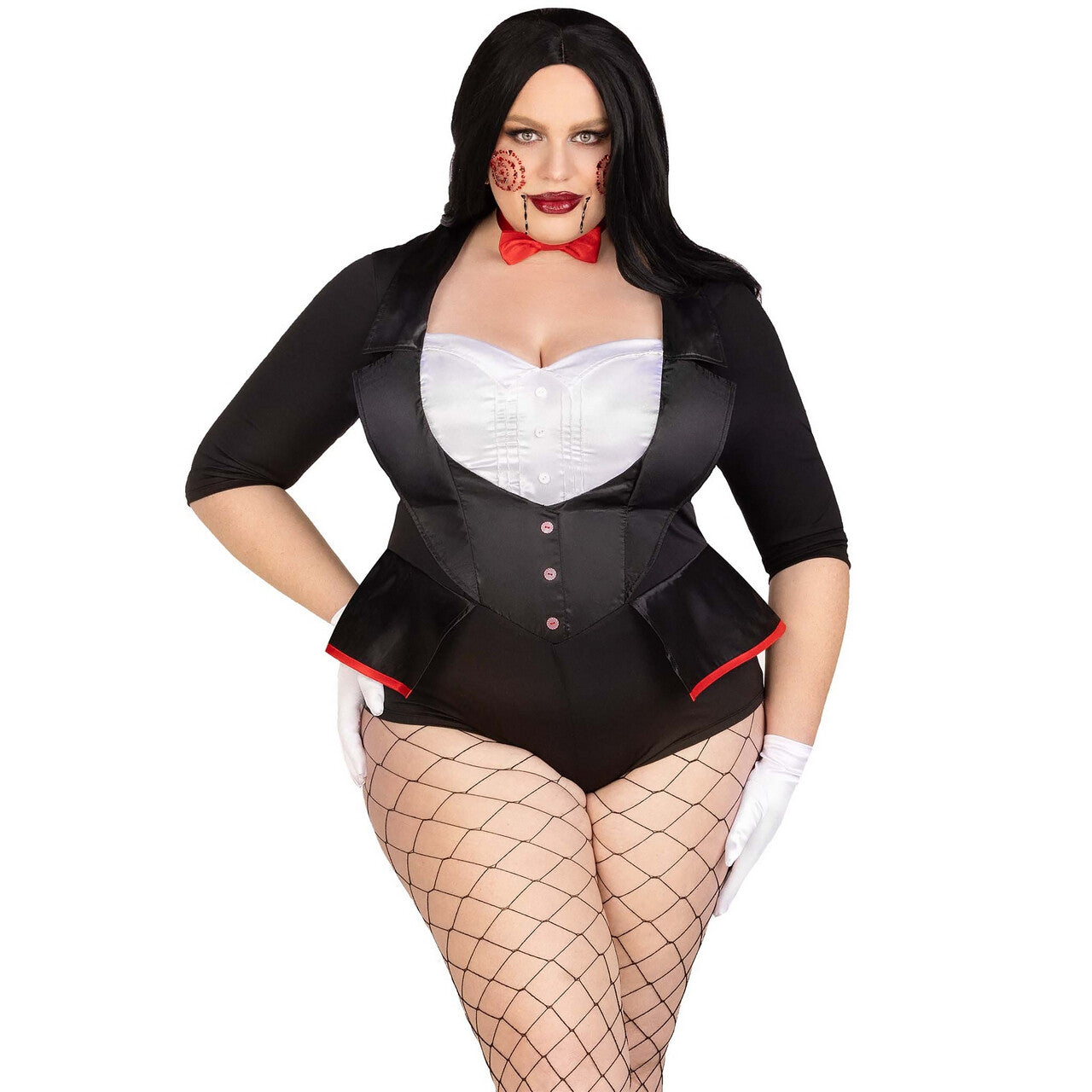 Op deze afbeelding zie je een Kostuums, van het merk Leg Avenue. Sexy Waitress Plus Size Vrouw Kostuum