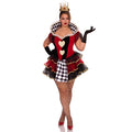 Plus Size Lovely Queen Of Heart Vrouw Kostuum