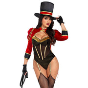 Op deze afbeelding zie je een Kostuums, van het merk Leg Avenue. Naughty Circus Ringmaster Vrouw