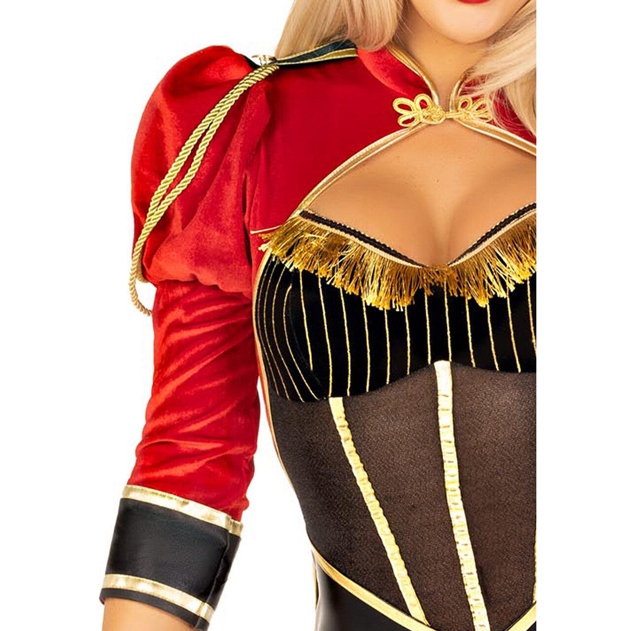 Op deze afbeelding zie je een Kostuums, van het merk Leg Avenue. Circus Ringmaster Diva Vrouw