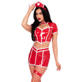 Red Alert Nurse Costume Vrouw Kostuum