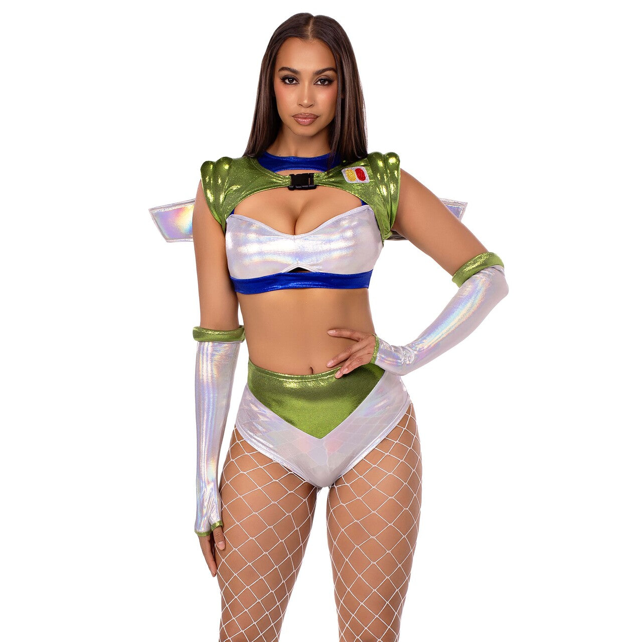 Op deze afbeelding zie je een Kostuums, van het merk Leg Avenue. Intergalactic Ranger Costume Vrouw Kostuum