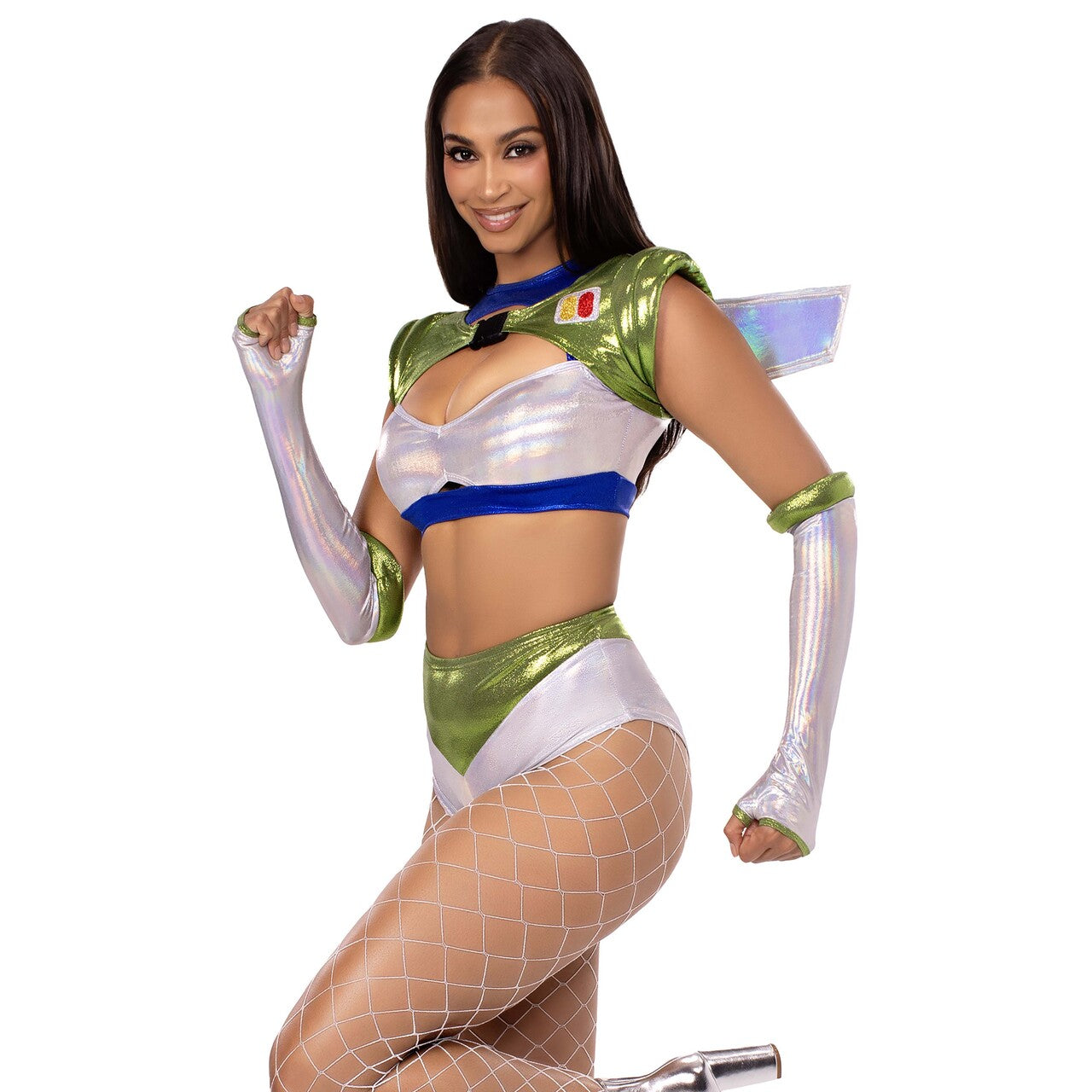 Op deze afbeelding zie je een Kostuums, van het merk Leg Avenue. Intergalactic Ranger Costume Vrouw Kostuum