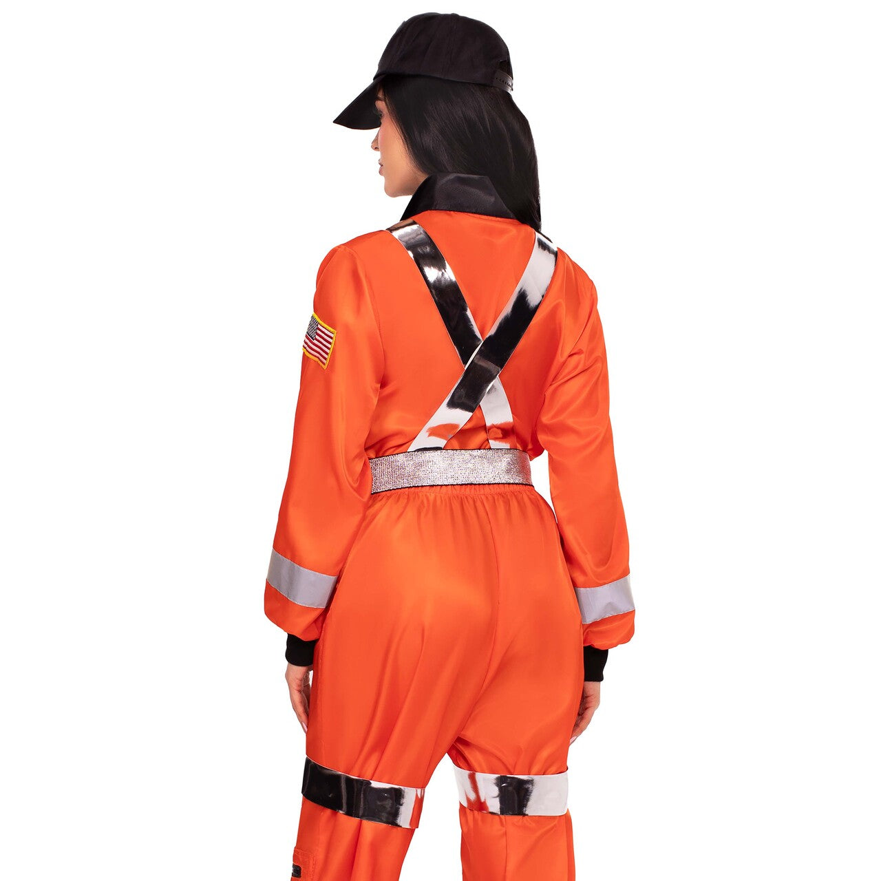 Op deze afbeelding zie je een Kostuums, van het merk Leg Avenue. Cosmic Astronaut Zip-Up Jumpsuit Kostuum