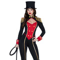 Commanding Ringmaster Catsuit Vrouw Kostuum