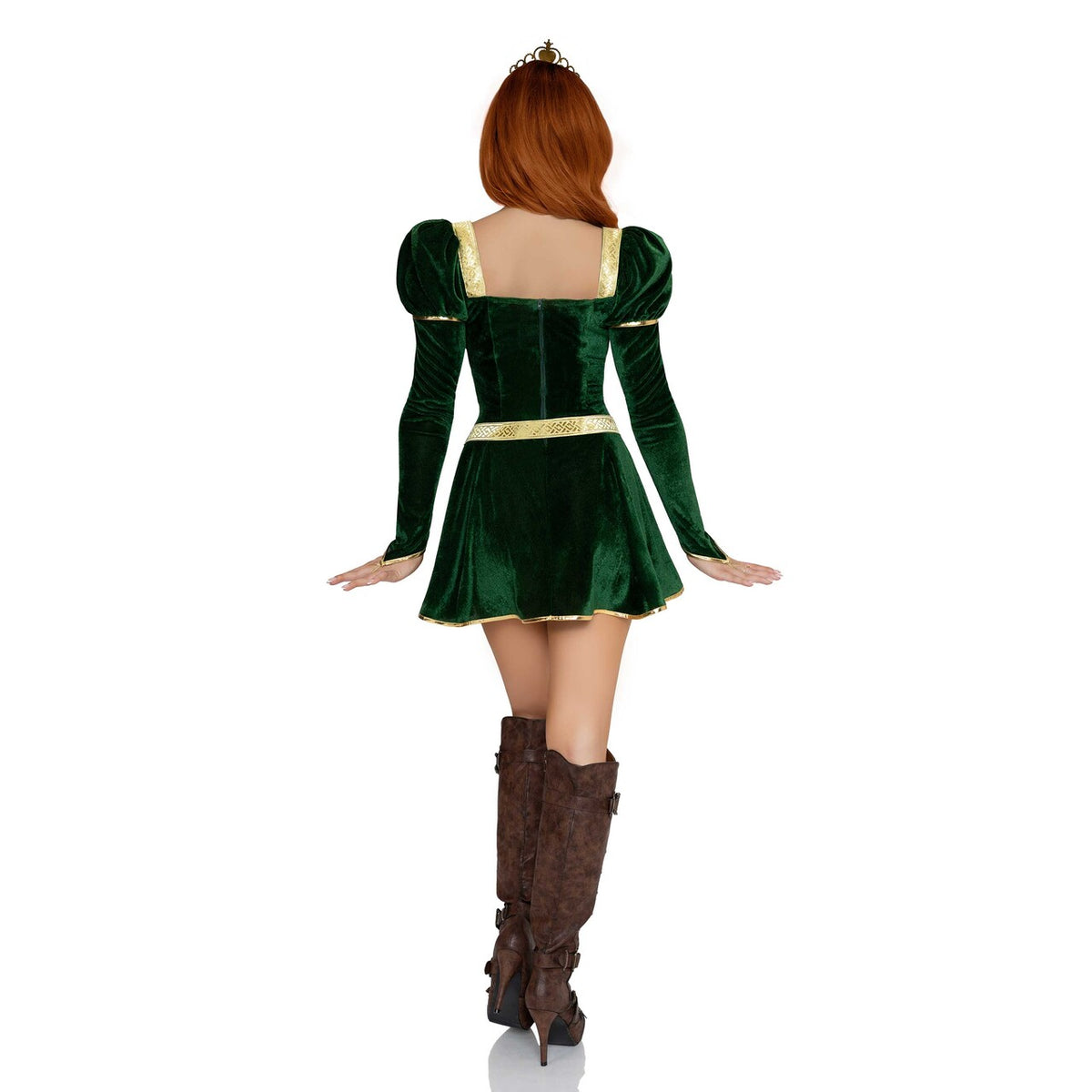 Op deze afbeelding zie je een Kostuums, van het merk Leg Avenue. Prinses In De Toren Groen Vrouw
