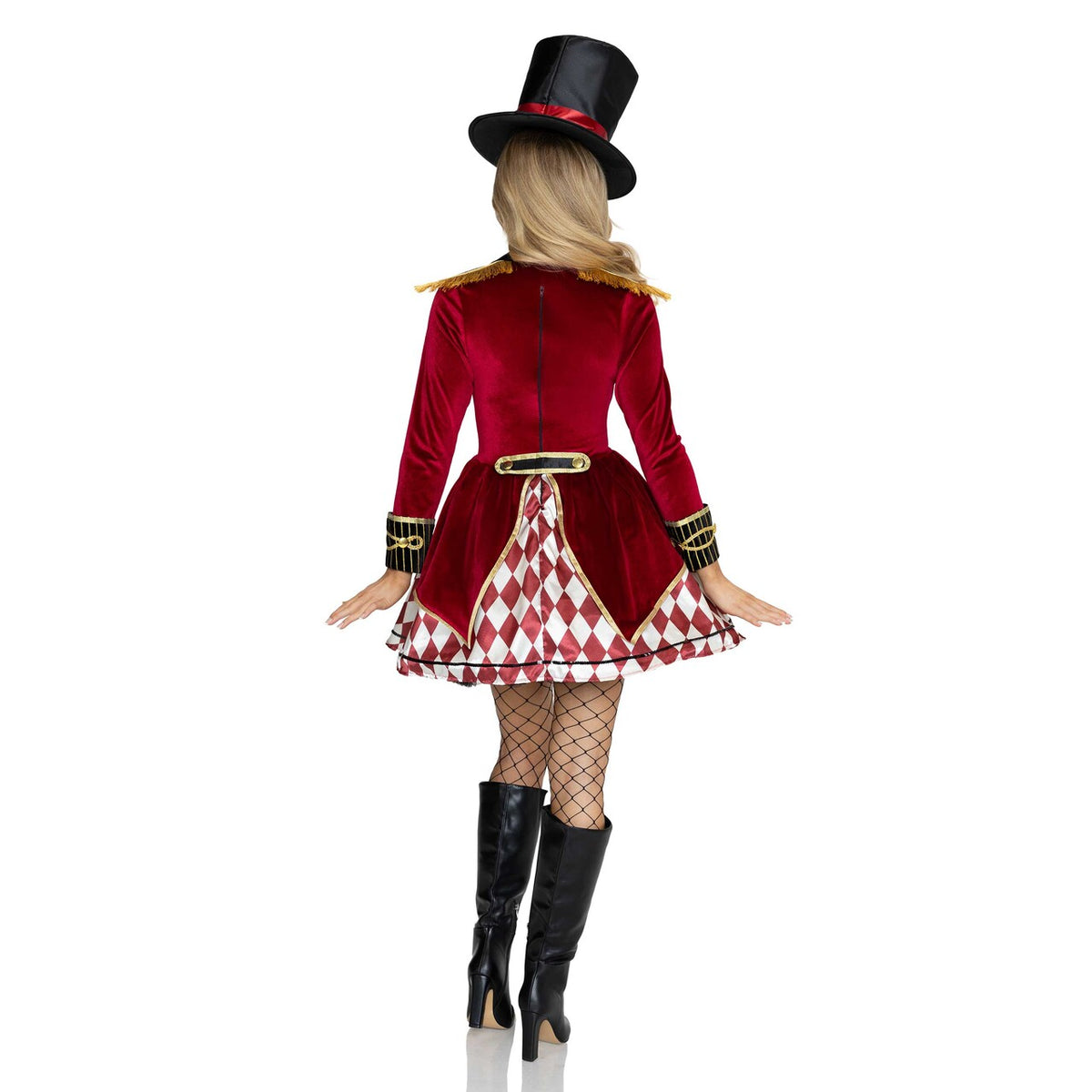 Op deze afbeelding zie je een Kostuums, van het merk Leg Avenue. Ring Mistress Dress Vrouw