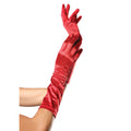 Satijnen Handschoenen Tot Elleboog Rood