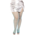 Visnet Panty Blauw Space Fantasy Plus Size