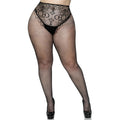 Supersexy Visnet Panty Met Open Achterkant Plus Size