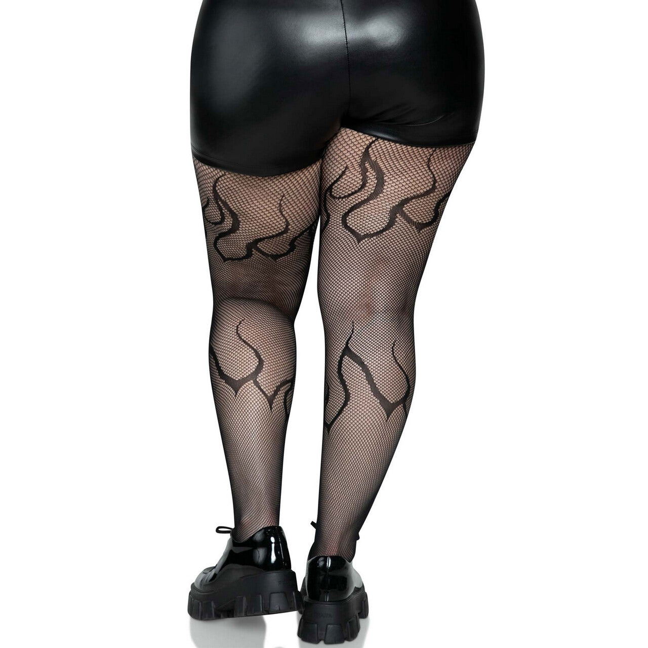 Op deze afbeelding zie je een Accessoires, van het merk Leg Avenue. Too Hot To Handle Flames Panty Plus Size