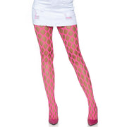 Op deze afbeelding zie je een Accessoires, van het merk Leg Avenue. Grote Gaten Visnet Roze