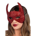 Duivels Masker Met Steentjes