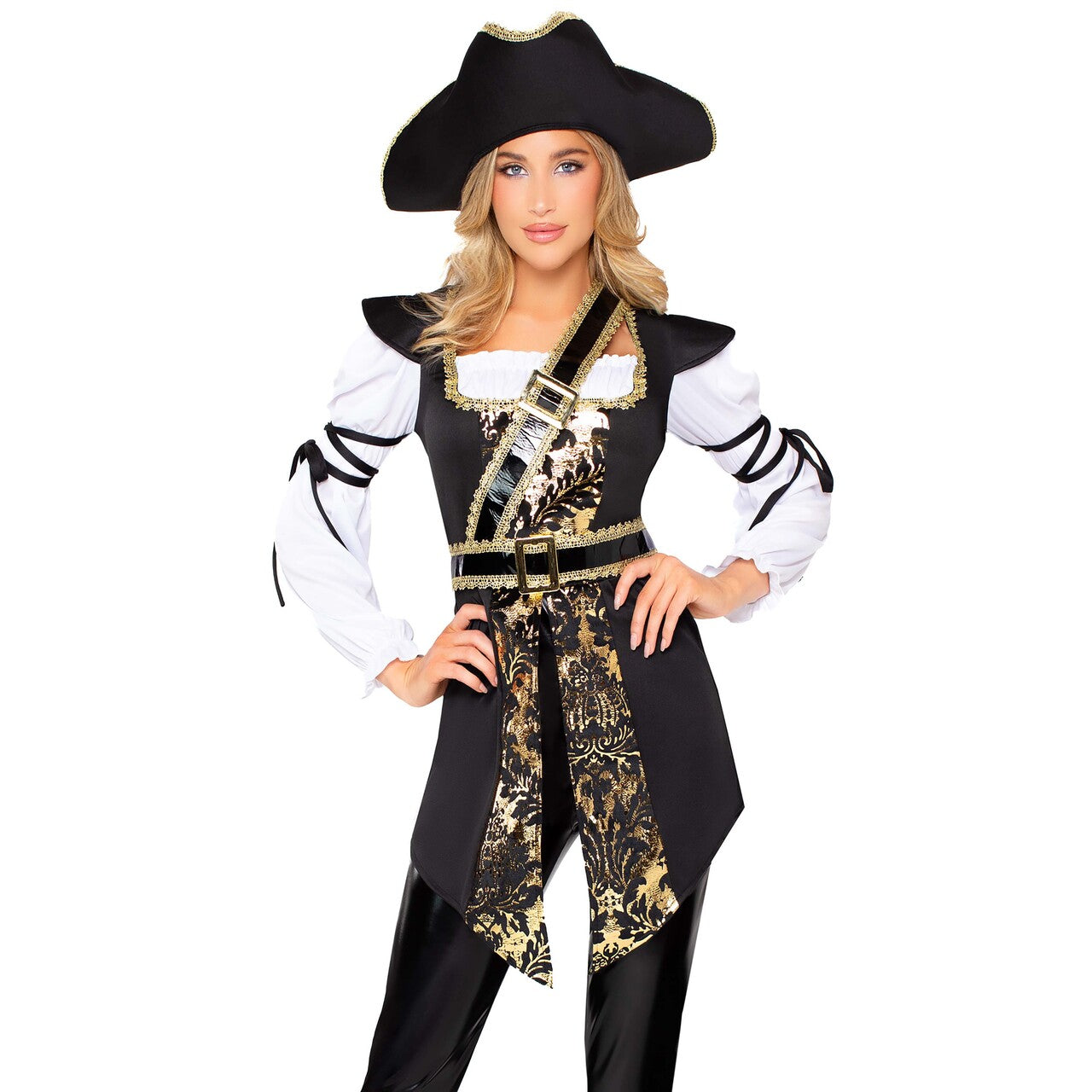 Op deze afbeelding zie je een Kostuums, van het merk Leg Avenue. Buccaneer Babe Tunic Vrouw Kostuum