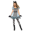 Hypnotiserende Alice In Wonderland Vrouw Kostuum