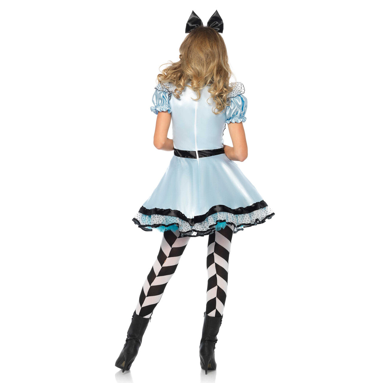 Op deze afbeelding zie je een Kostuums, van het merk Leg Avenue. Hypnotiserende Alice In Wonderland Vrouw Kostuum