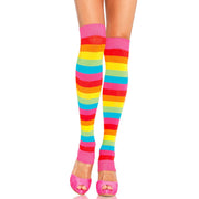 Op deze afbeelding zie je een Accessoires, van het merk Leg Avenue. Beenwarmers Felle Regenboog
