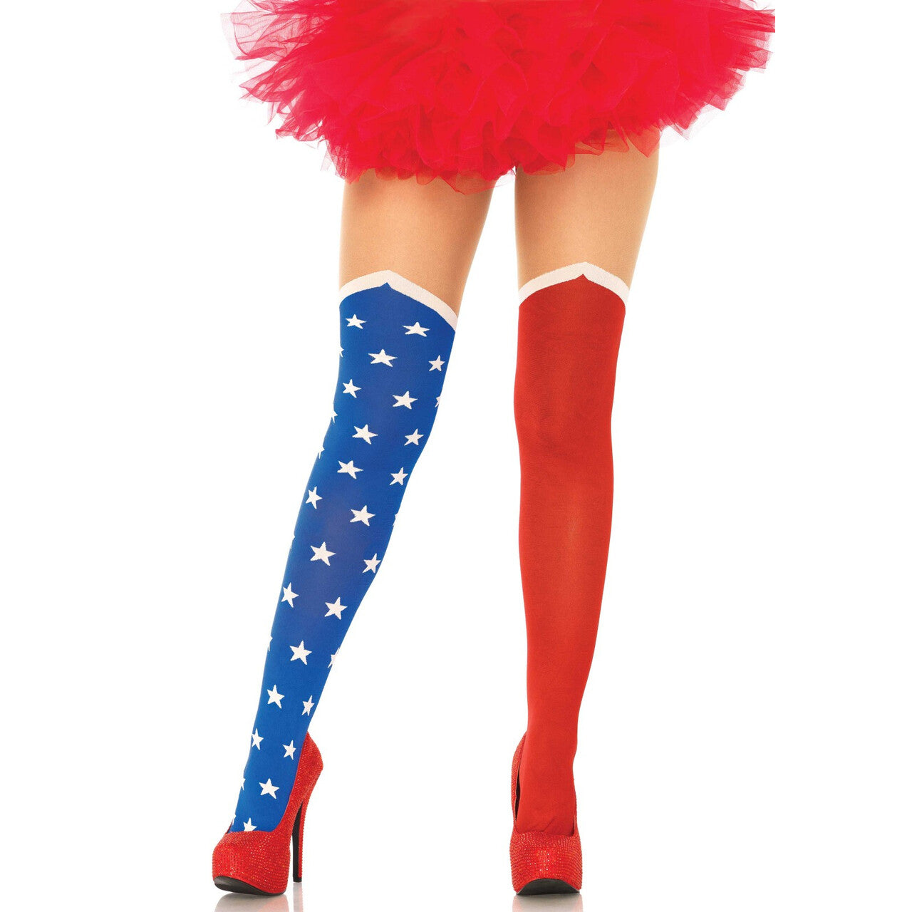 Op deze afbeelding zie je een Accessoires, van het merk Leg Avenue. Superhelden Panty