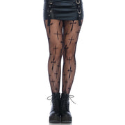 Op deze afbeelding zie je een Accessoires, van het merk Leg Avenue. Net Panty Kruizen