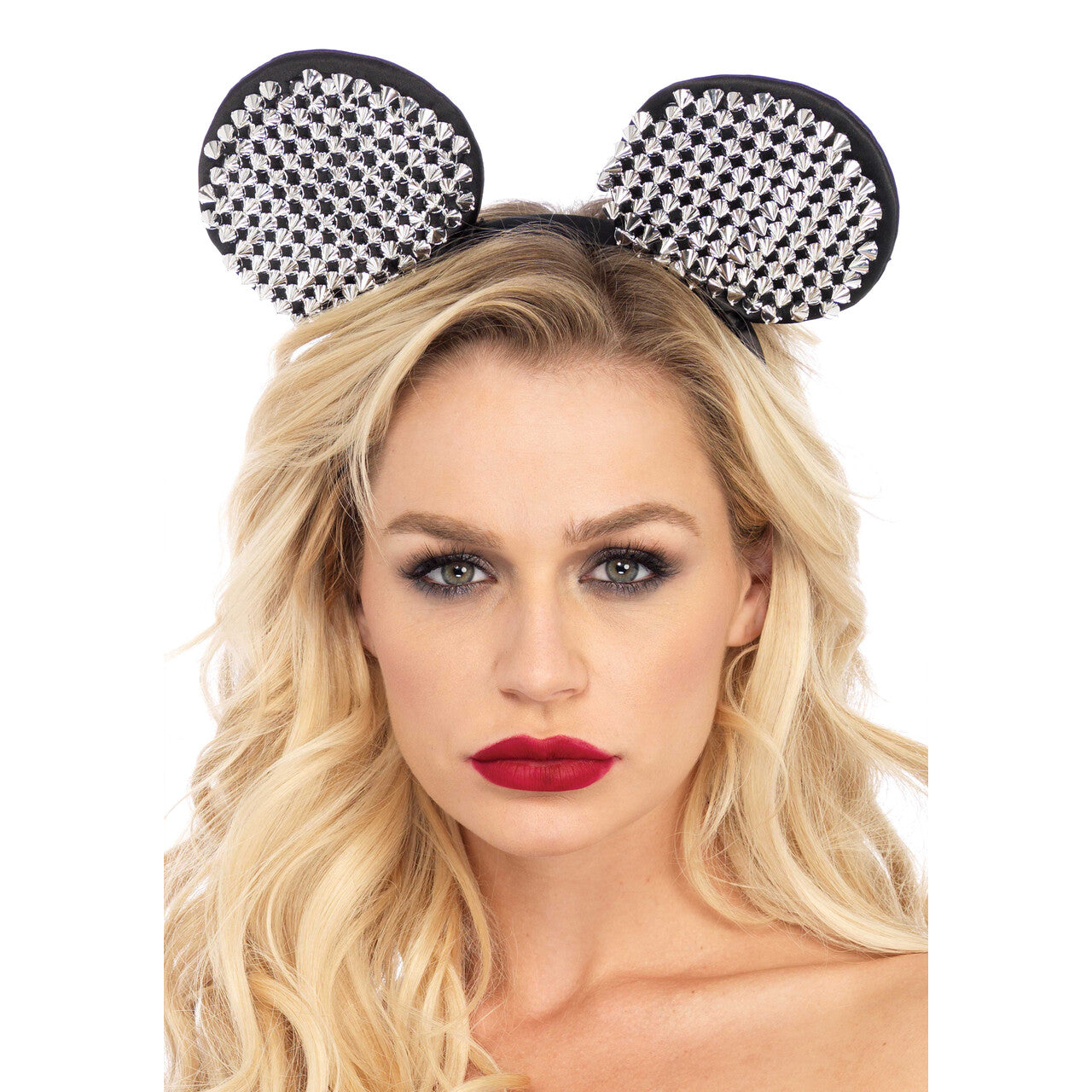 Op deze afbeelding zie je een Accessoires, van het merk Leg Avenue. Haarband Muizenoren Met Studs