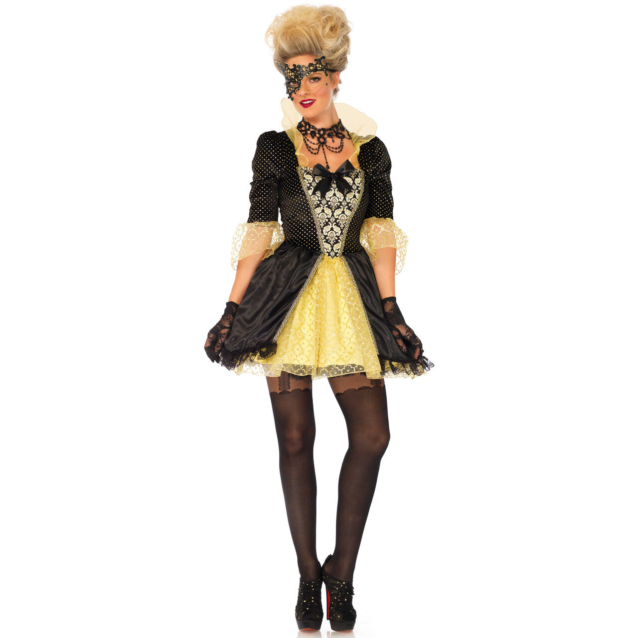 Op deze afbeelding zie je een Kostuums, van het merk Leg Avenue. Hertogin De La Champagne Vrouw Kostuum