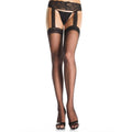 Zwarte Hoge Kousen Klarabella Plus Size