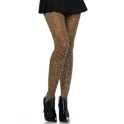 Op deze afbeelding zie je een Accessoires, van het merk Leg Avenue. Glitter Panty Partygirl Nathalie Goud Donker