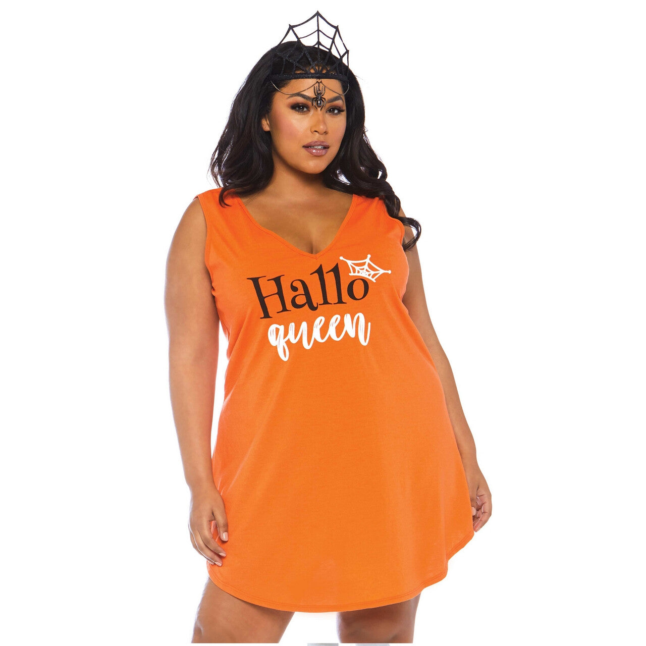 Op deze afbeelding zie je een Kostuums, van het merk Leg Avenue. Halloween Hallo Queen Plus Size Vrouw Kostuum
