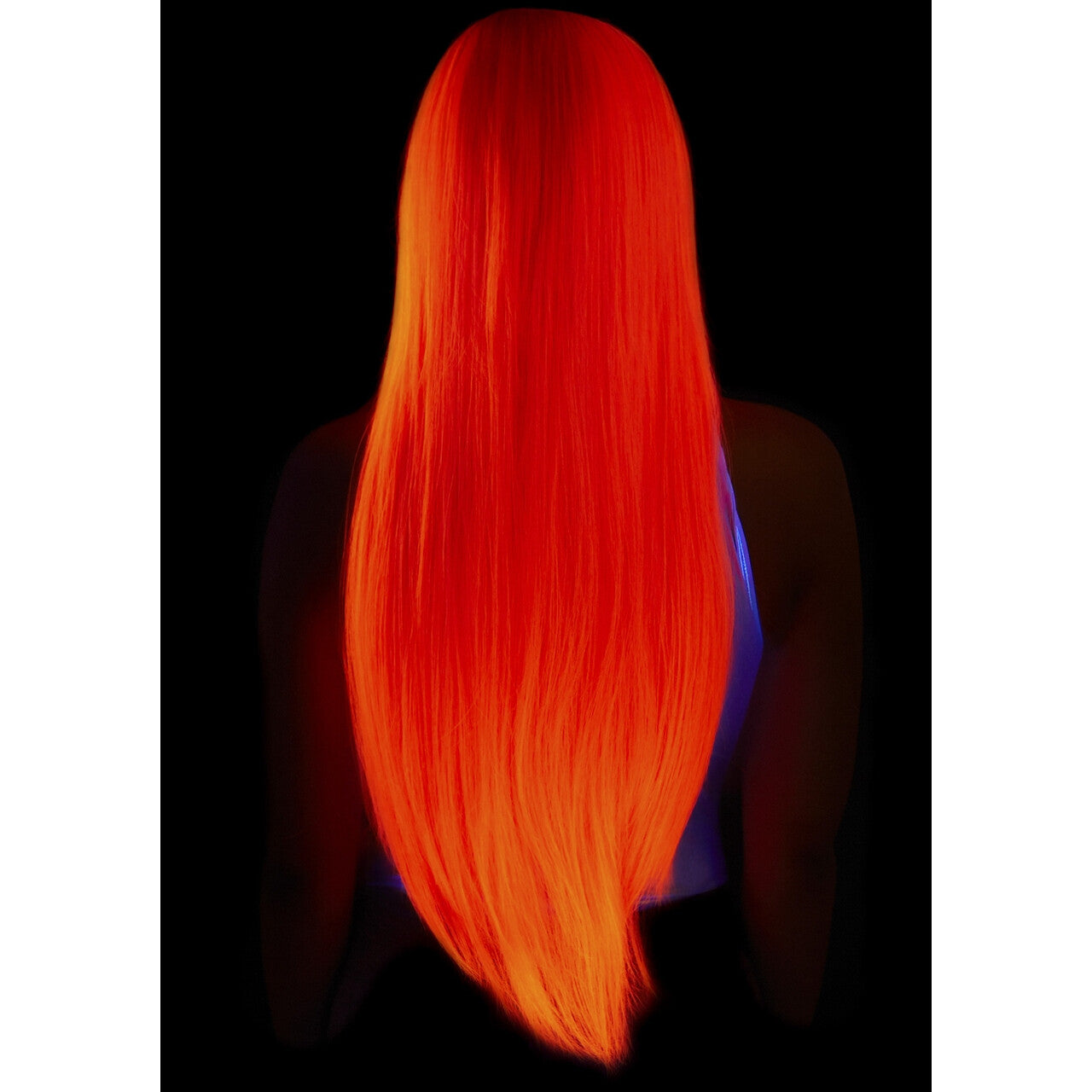 Op deze afbeelding zie je een Accessoires, van het merk Leg Avenue. Verstelbare Pruik Glow Under Blacklight Roze