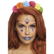 Op deze afbeelding zie je een Accessoires, van het merk Leg Avenue. Bijouterie Op Sticker Voor Op Het Gezicht Day Of The Dead
