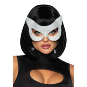 Op deze afbeelding zie je een Accessoires, van het merk Leg Avenue. Glinsterend Strass Katten Masker