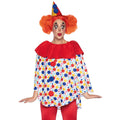 Vrolijke Stippen En Bellen Clown Vrouw Kostuum