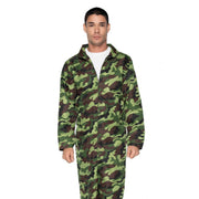 Op deze afbeelding zie je een Kostuums, van het merk Leg Avenue. Camo Militairen Jumpsuit Man Kostuum
