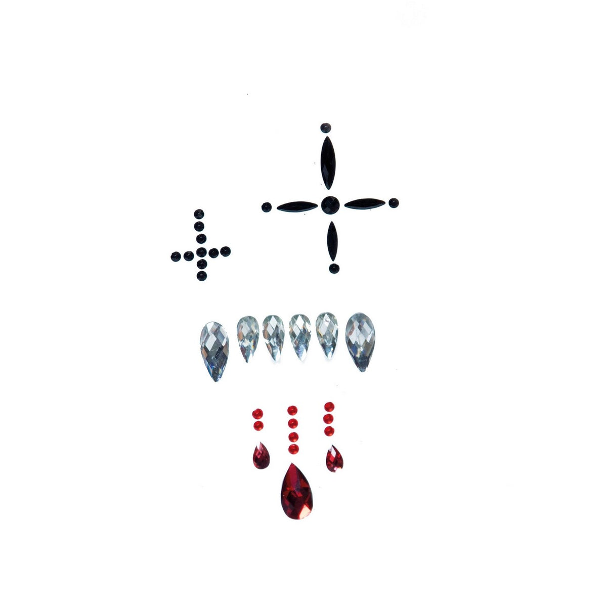 Op deze afbeelding zie je een Accessoires, van het merk Leg Avenue. Vampire Face Jewels Sticker