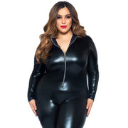 Op deze afbeelding zie je een Kostuums, van het merk Leg Avenue. Sexy Kittige Kattenvrouw Plus Size Kostuum