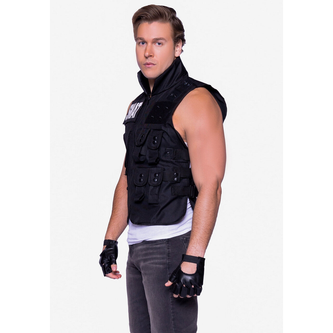 Op deze afbeelding zie je een Kostuums, van het merk Leg Avenue. Stoere Swat Commander