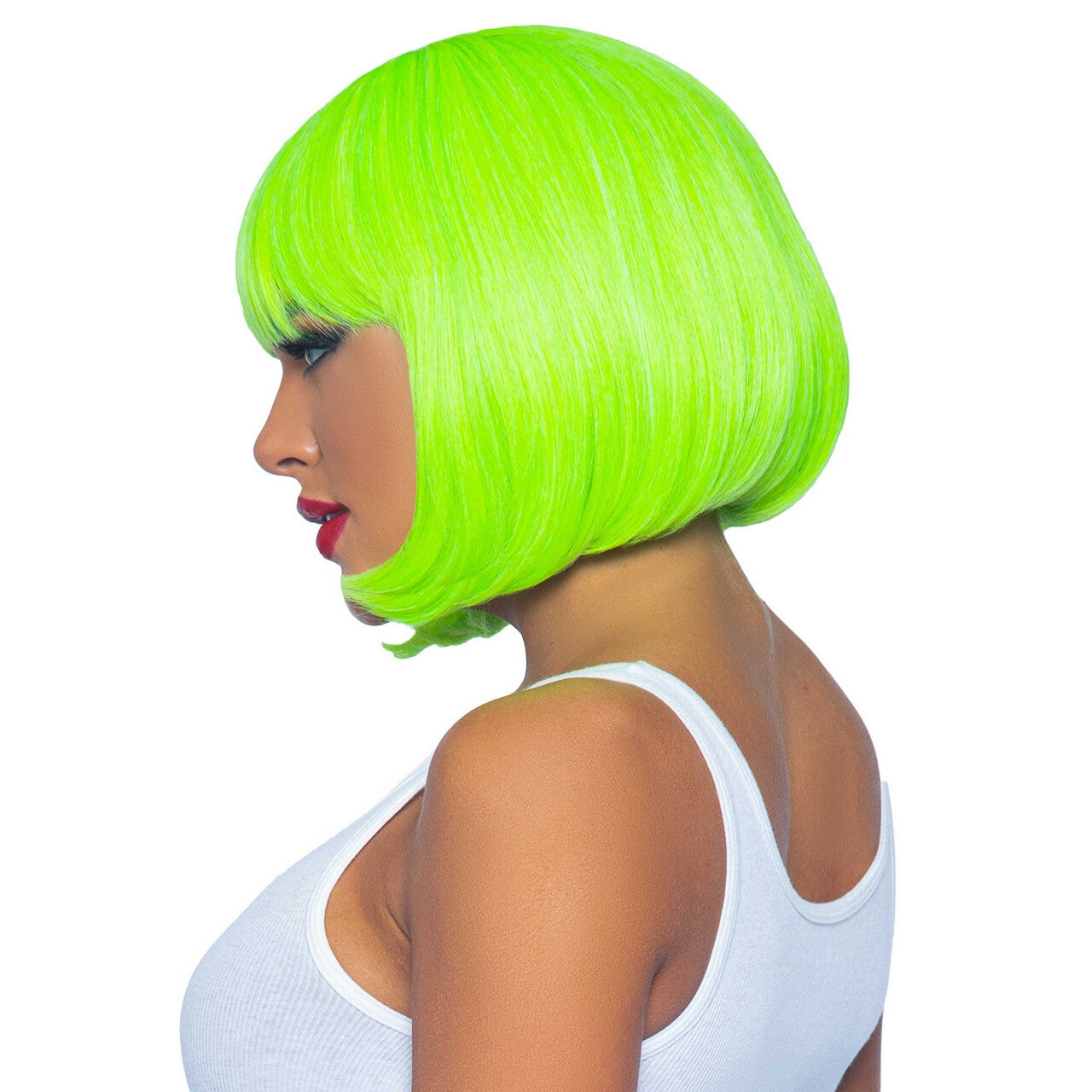 Op deze afbeelding zie je een Accessoires, van het merk Leg Avenue. Neon Korte Bobline Groen